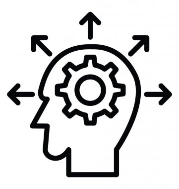 Gerçekleşme vektör simgesi