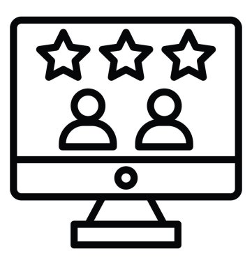 Sadakat vektör simgesi