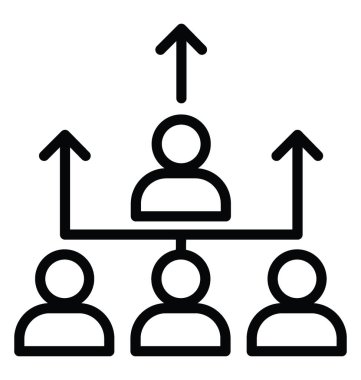 Takım ruhu vektör simgesi