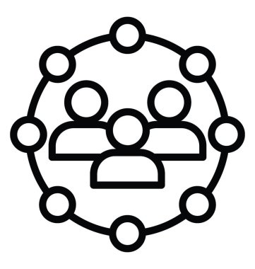 Katılım vektör simgesi