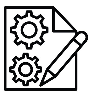 İçerik yönetimi vektör simgesi