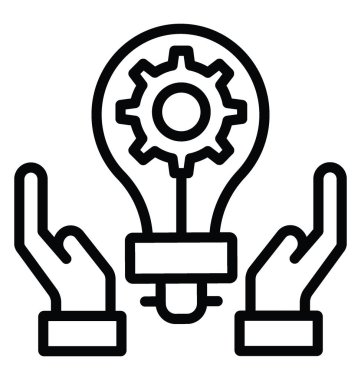 Proje geliştirme vektör simgesi