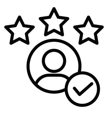 Müşteri deneyimi vektör simgesi