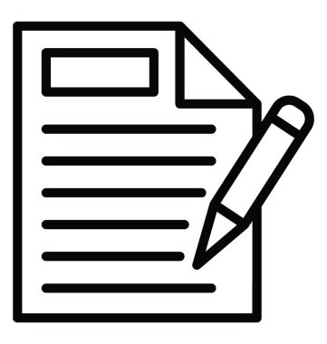 Sözleşme vektör simgesi