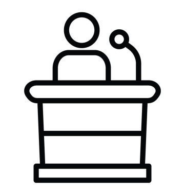 Konuşma vektör simgesi