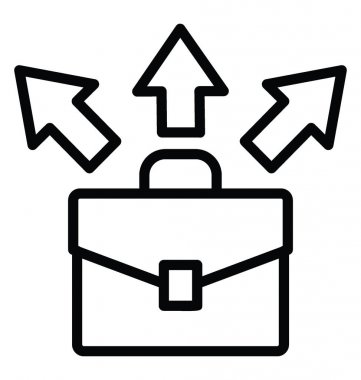 İş fırsat vektör simgesi