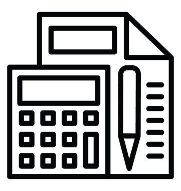 bütçe vektör simgesi