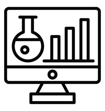Pazar analizi vektör simgesi