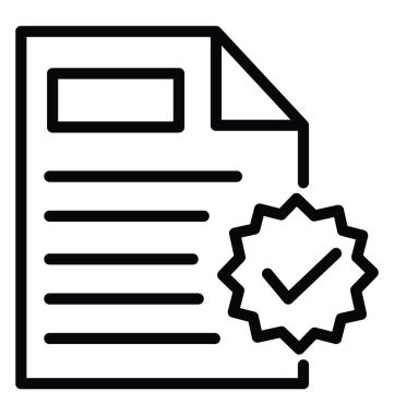 Onay vektör simgesi