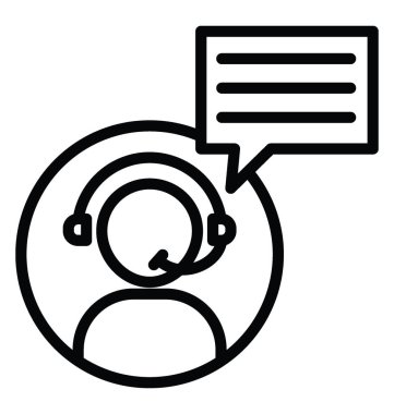 Uzman görüşü vektör simgesi