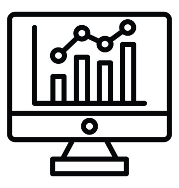 Web sıralaması vektör simgesi