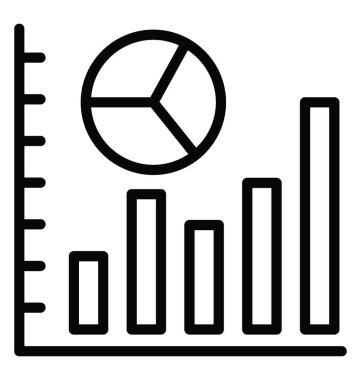 Infographics vektör simgesi