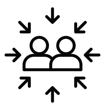 Katılım vektör simgesi