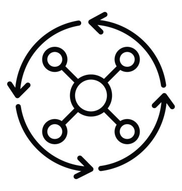 Çözüm vektör simgesi