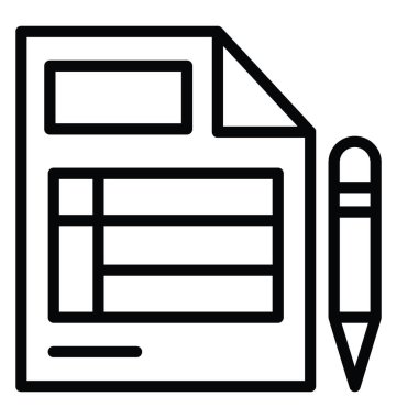 Fatura vektör simgesi