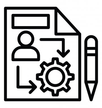 İstemci hizmeti vektör simgesi