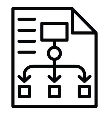 İş akışı Otomasyonu vektör simgesi