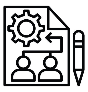 Toplu projeler vektör simgesi