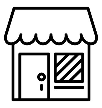 Mağaza vektör simgesi
