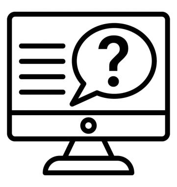 bilgi vektör simgesi