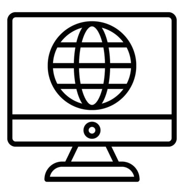 Internet bağlantısı vektör simgesi