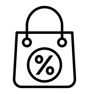 indirim vektör simgesi