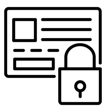 Güvenli Ödeme vektör simgesi