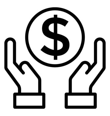 Mobil işlem vektör simgesi