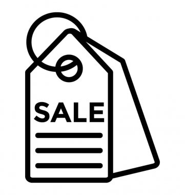Satılık vektör simgesi