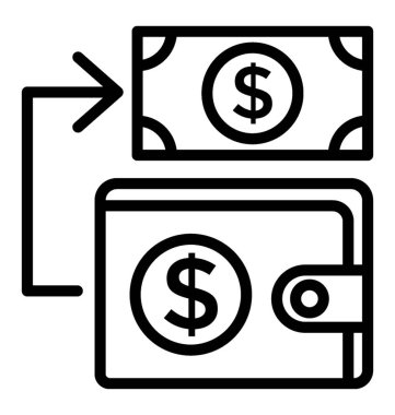 Ödeme sistemi vektör simgesi