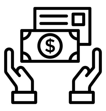 Ödeme vektör simgesi