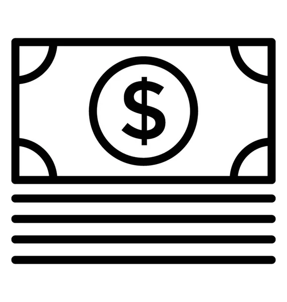 Icono de vector de dinero — Archivo Imágenes Vectoriales