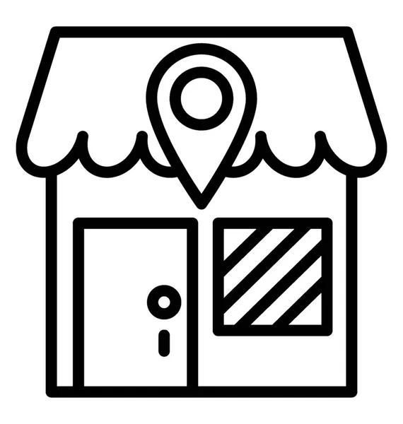 Εικονίδιο του Store Locator διάνυσμα — Διανυσματικό Αρχείο