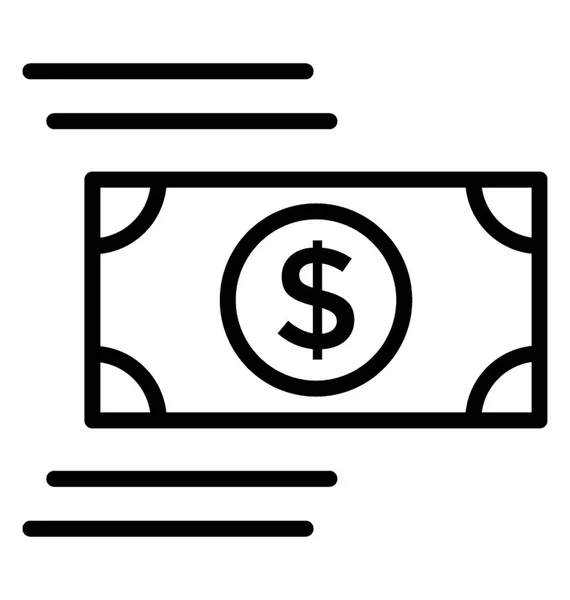 Icône vectorielle de transfert d'argent — Image vectorielle