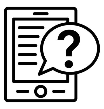 Bildirim vektör simgesi