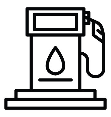 yakıt pompası vektör simgesi