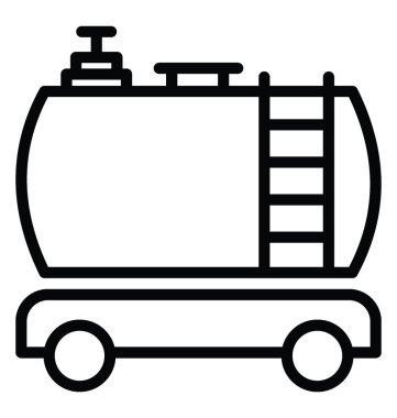 Tanker vektör simgesi