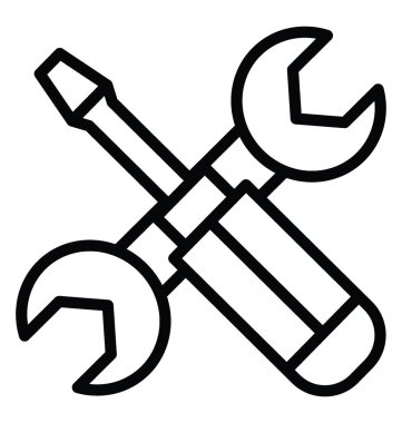 Araçlar vektör simgesi