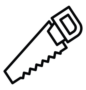 El testeresi vektör simgesi