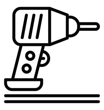 Matkap makinesi vektör simgesi