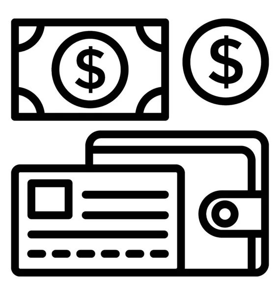 Méthode de paiement Icône vectorielle — Image vectorielle
