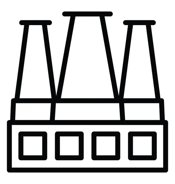 Indústria vetor ícone —  Vetores de Stock