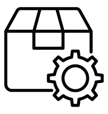 Ürün yönetimi vektör simgesi