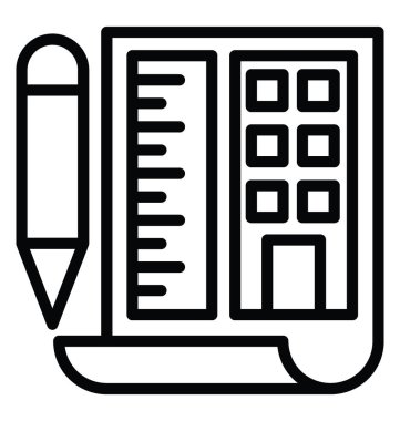 Vektör simge planlama inşa