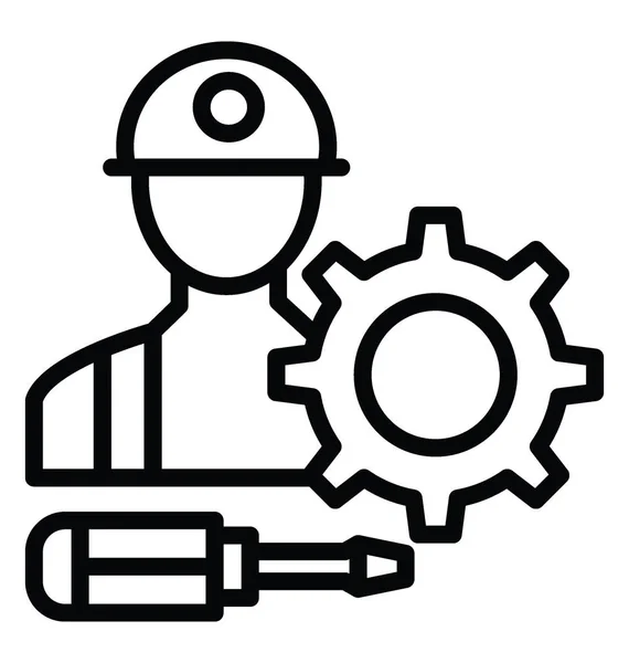 Foreman Vector Icon — Stock Vector