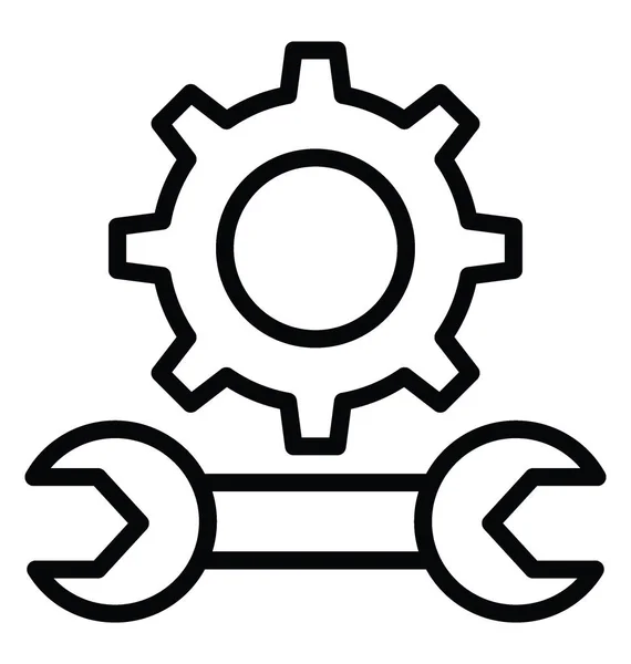 Vector-pictogram configureren — Stockvector