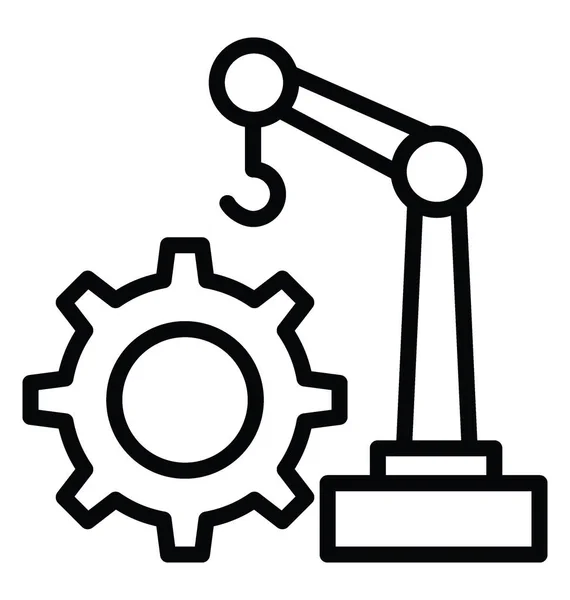 Vektor-Symbol für Baumaschinen — Stockvektor