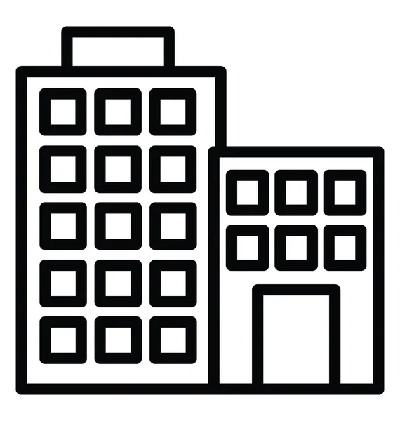 Apartments Vector Icon — Stock Vector