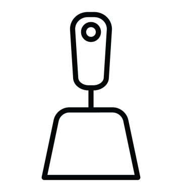 Çimento mala vektör simgesi