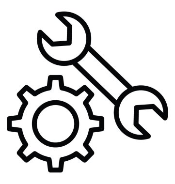 Onarım vektör simgesi